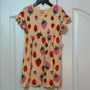 NWT Old Navy Strawberry cotton dress size 4T.
